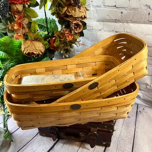 Peterboro バスケット　ヴィンテージ　アメリカ　ピーターボロ　籠 Peterboro basket - Etsy 日本