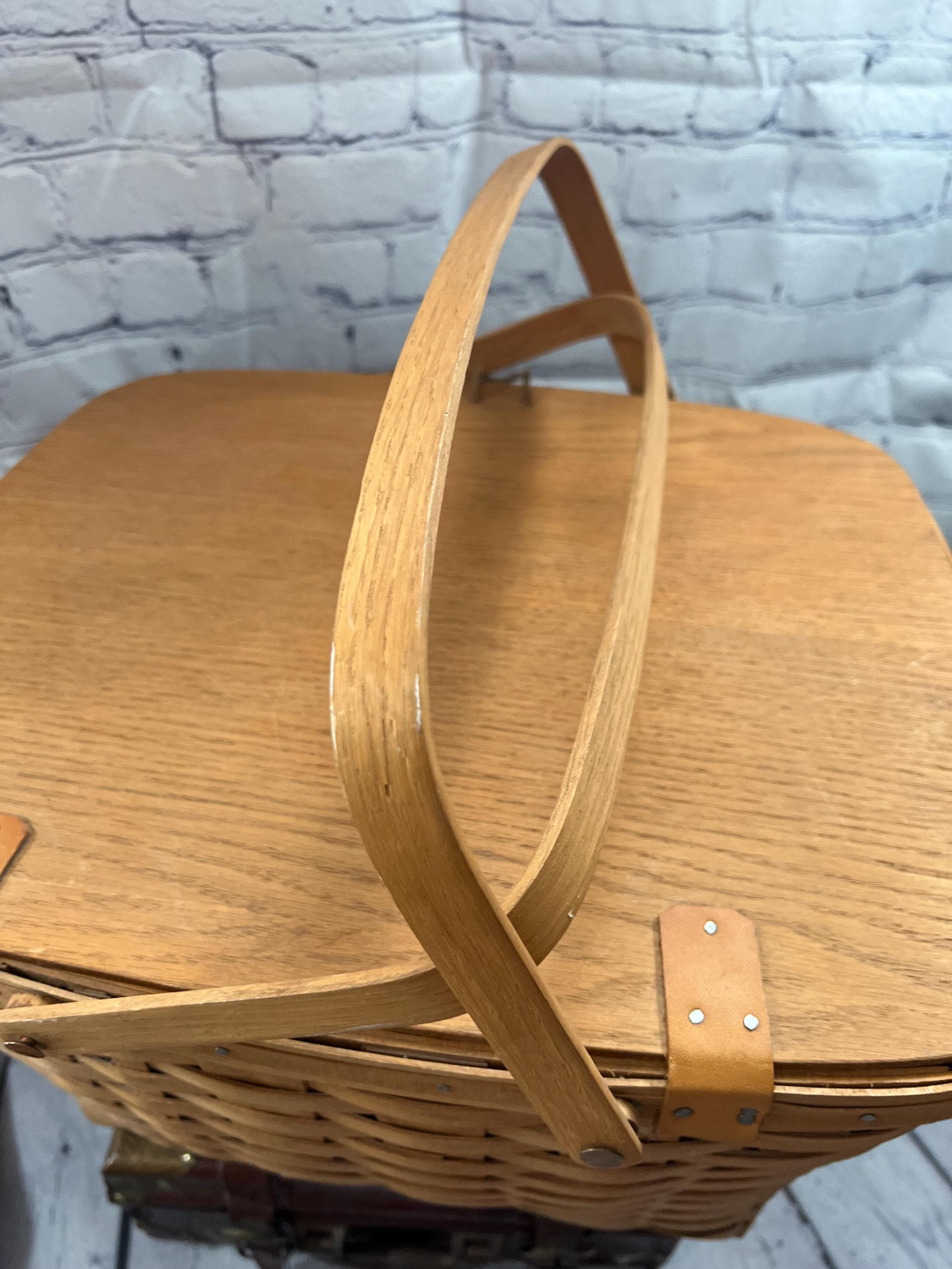 ロンガバーガー 1987 ピクニックバスケット 3段式 - Etsy 日本