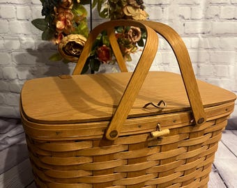 ロンガバーガー 1987 ピクニックバスケット 3段式 - Etsy 日本