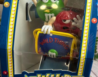 Vintage M&m's Wild Thing Roller Coaster Dispenser Never Opened - Etsy