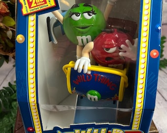M&M Wild Thing Roller Coaster 2nd Edition Dispenser Brand New in