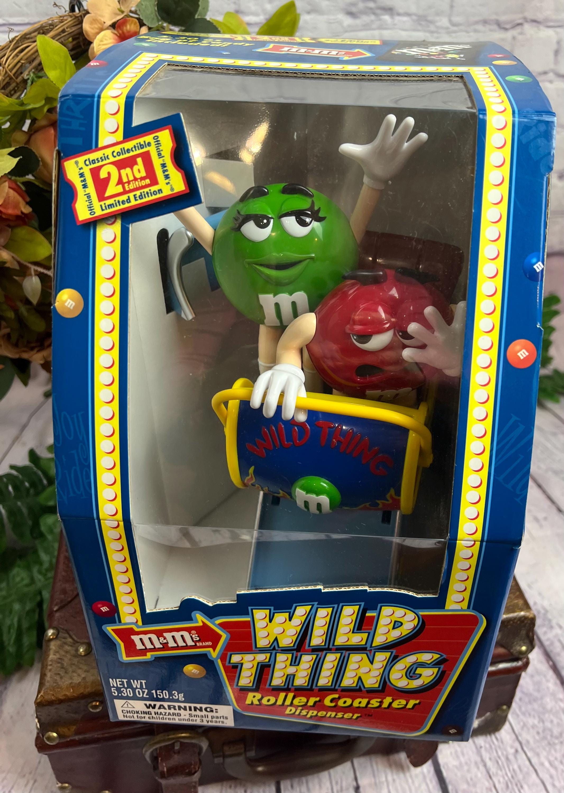 Vintage M&m's Wild Thing Roller Coaster Dispenser Never Opened - Etsy