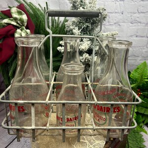 Vintage 6 Milk Bottle Carrier - Etsy Canada
