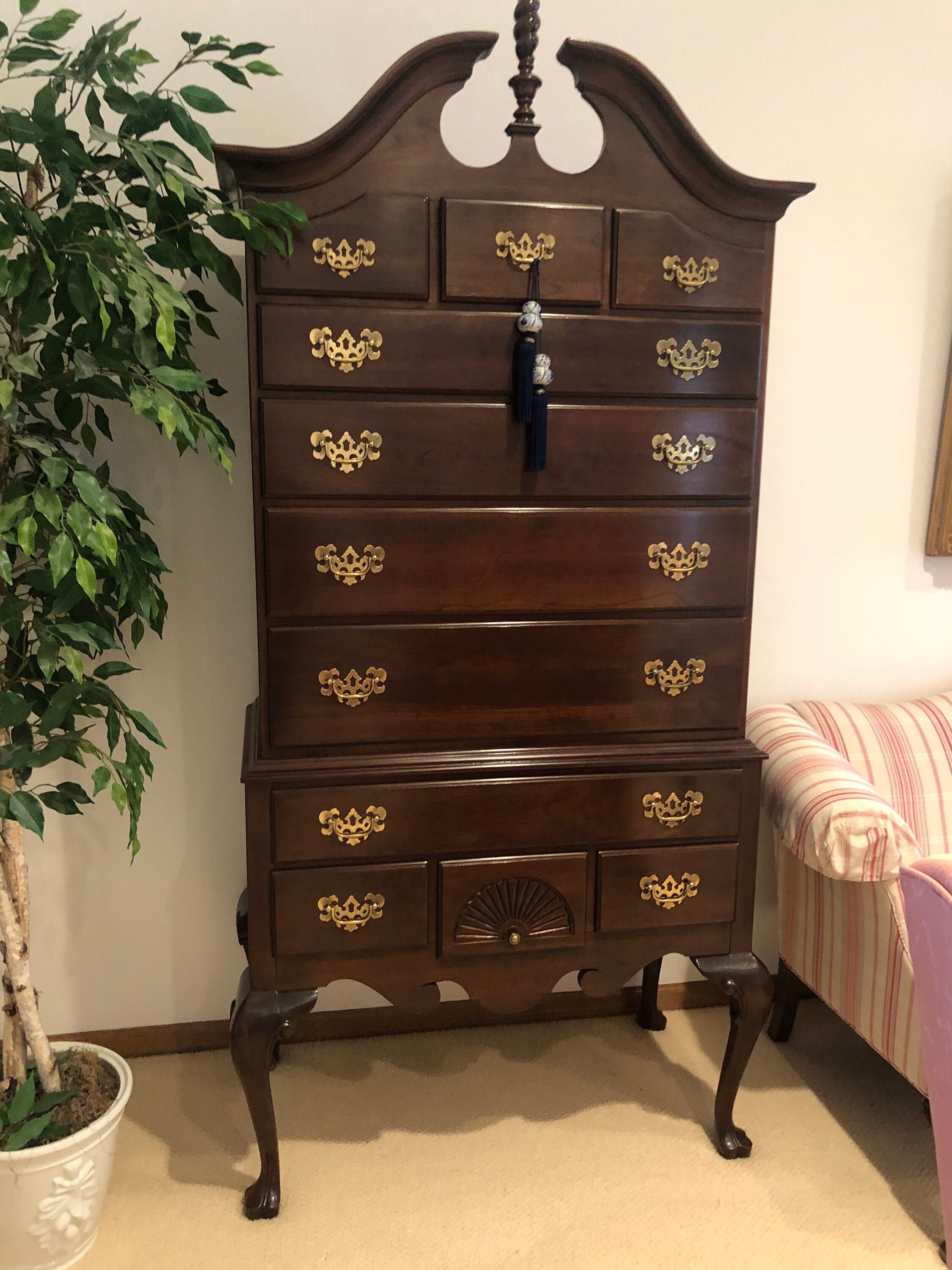 Ethan Allen Court Highboy Etsy
