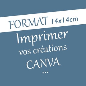 Impression des créations CANVA et autres imprimer vos faire-parts