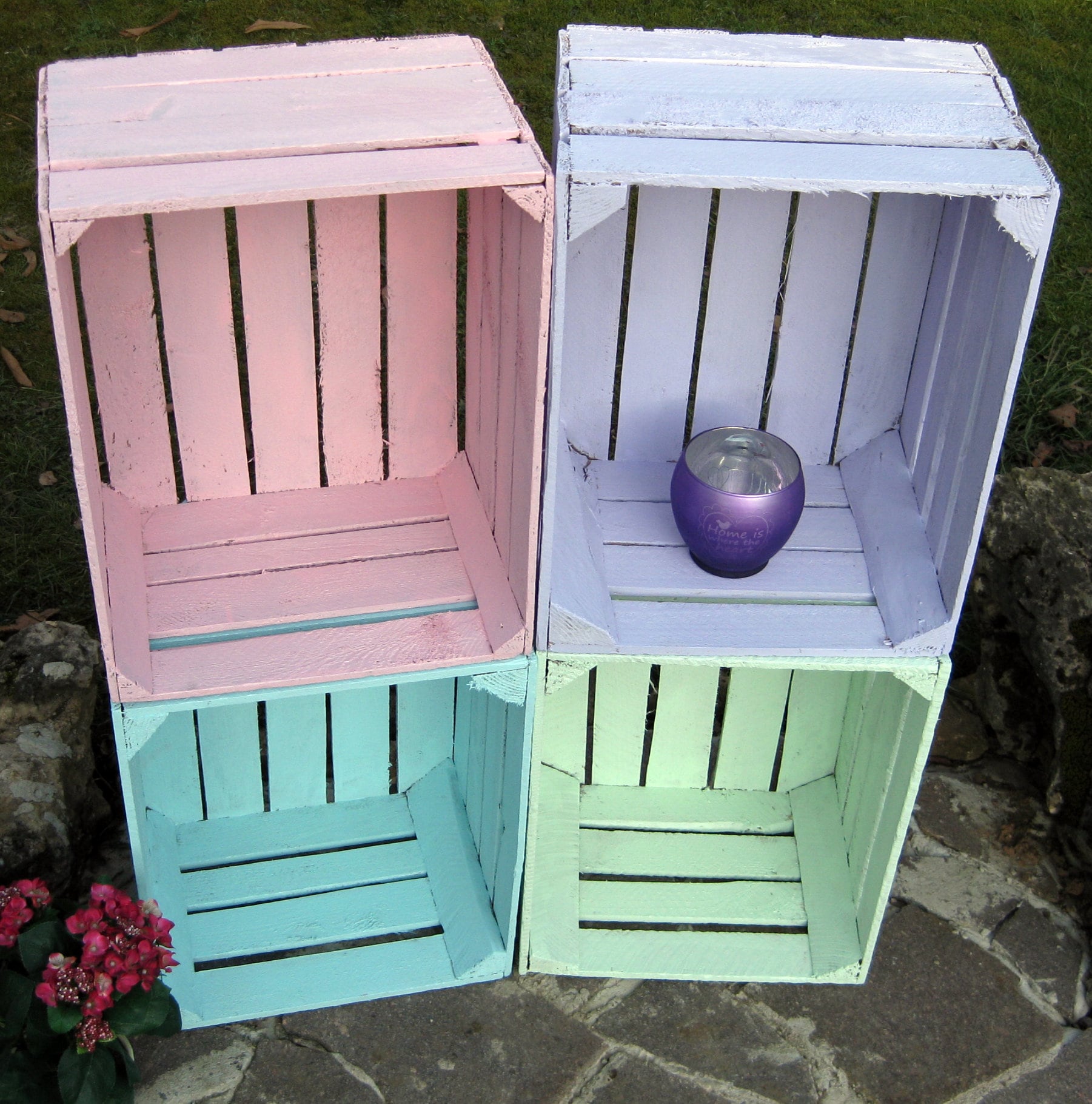 Caja de frutas set de 3 - Blanco - EXPOSITORES Y DISPLAYS DE MADERA Caja de frutas set de 3 - Blanco - EXPOSITORES Y DISPLAYS DE MADERA