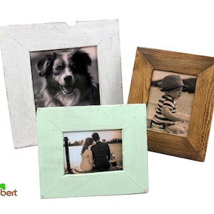 Vintage Picture Frame from Reclaimed Wood Rustic Unique Photo Frame Picture Holder Wood Gift Personalized Birthday Wedding Mother&#39;s Day Valentine