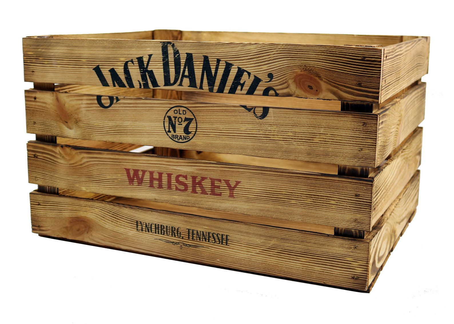 Rustic Whiskey Box Wooden Box With Whiskey Branding Vintage Etsy UK