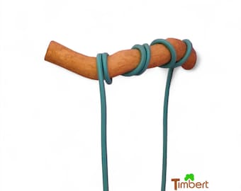 Crochets rustiques en bois sauvage Ø 2-3 cm • Crochets muraux en branches naturelles • Suspension en macramé • Crochet pour plantes • Lampe murale en bois naturel à faire soi-même • Décoration forêt