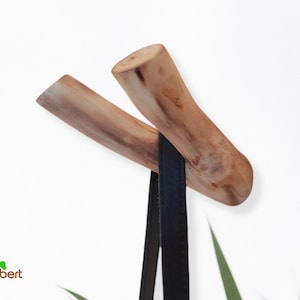 Rustic wall hook made of knotted wood COAT HOOKS Natural Y-shaped wooden hook forest coat rack coat hook natural wood wild wood branches tree branches