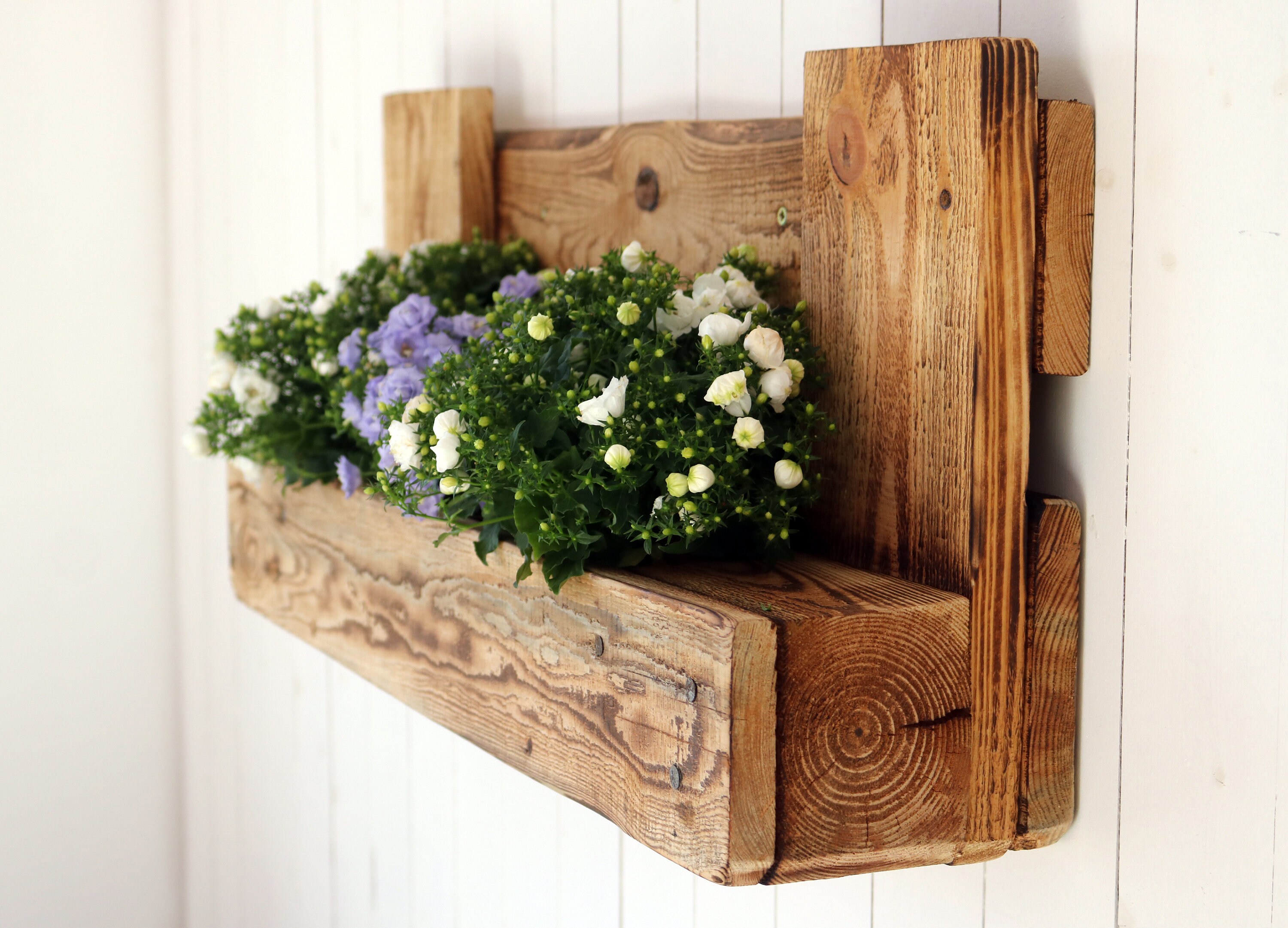 BLUMENREGAL Rustikal aus PALETTEN Garten Terrasse Pflanzregal Etsy