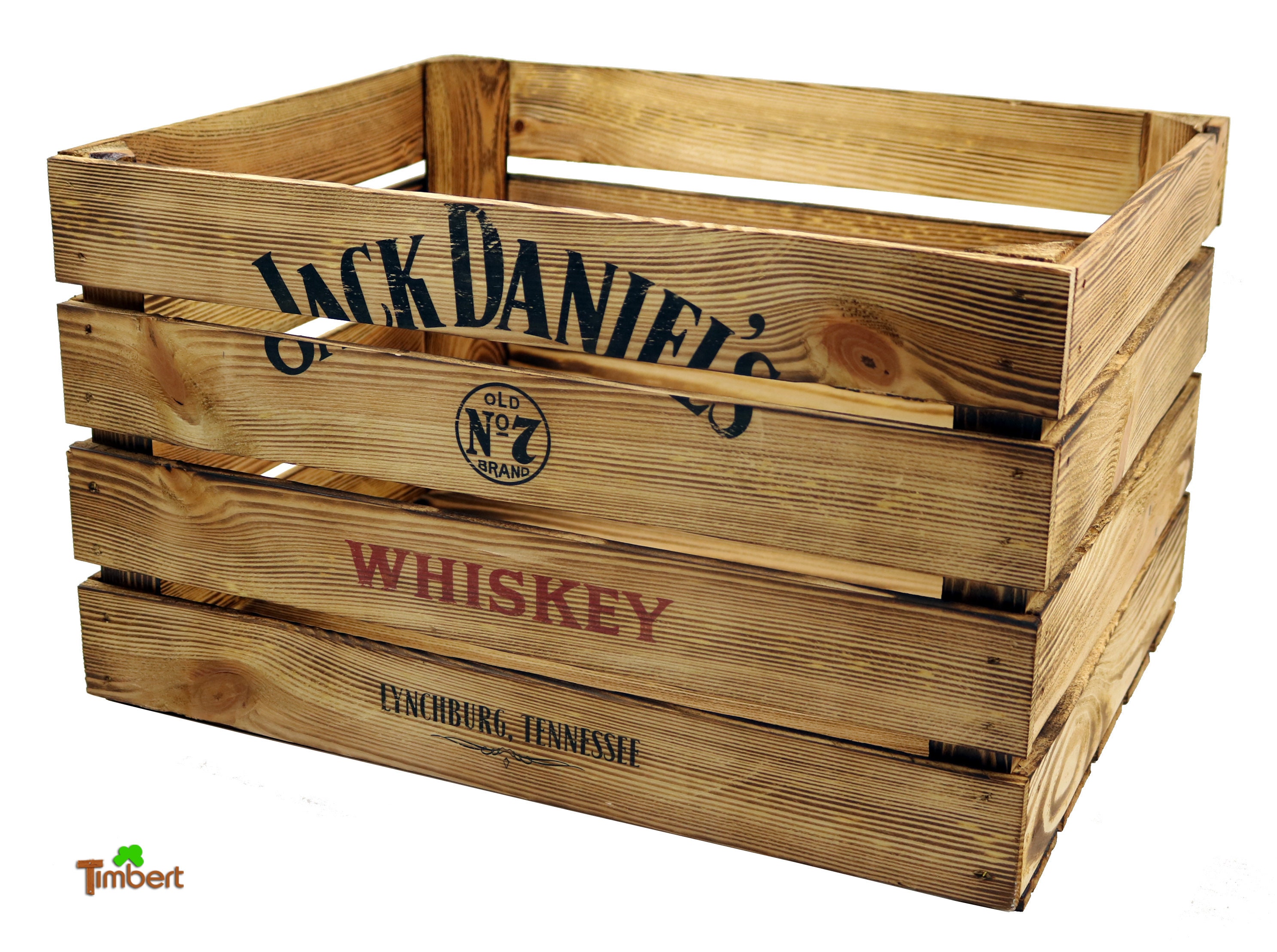 VINTAGE WHISKEY BOX Wooden Box With Whiskey Branding Rustic Gift Box Book  Box Drinks Box Bar Gift Men Father's Day Decorative Box 