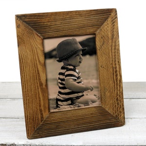 Vintage PICTURE FRAME made of OLD WOOD Rustic Country House Farmers Photo Frame Picture Holder Wood Gift Birthday Mother&#39;s Day Valentine&#39;s Day Christmas