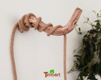 CROCHETS MURAUX rustiques en BOIS DE BRANCHE Crochets rustiques en bois sauvage DIY lampe tronc bois crochet mural plante cintre branche lampe crochet suspension naturelle BoHo