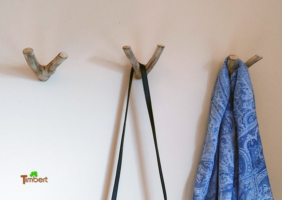 Ganci da parete in legno naturale Gancio da parete Appendiabiti moderno in legno Pioli decorativi in ​​legno per appendere l'asciugamano per cappello – acquista a prezzi convenienti sul marketplace