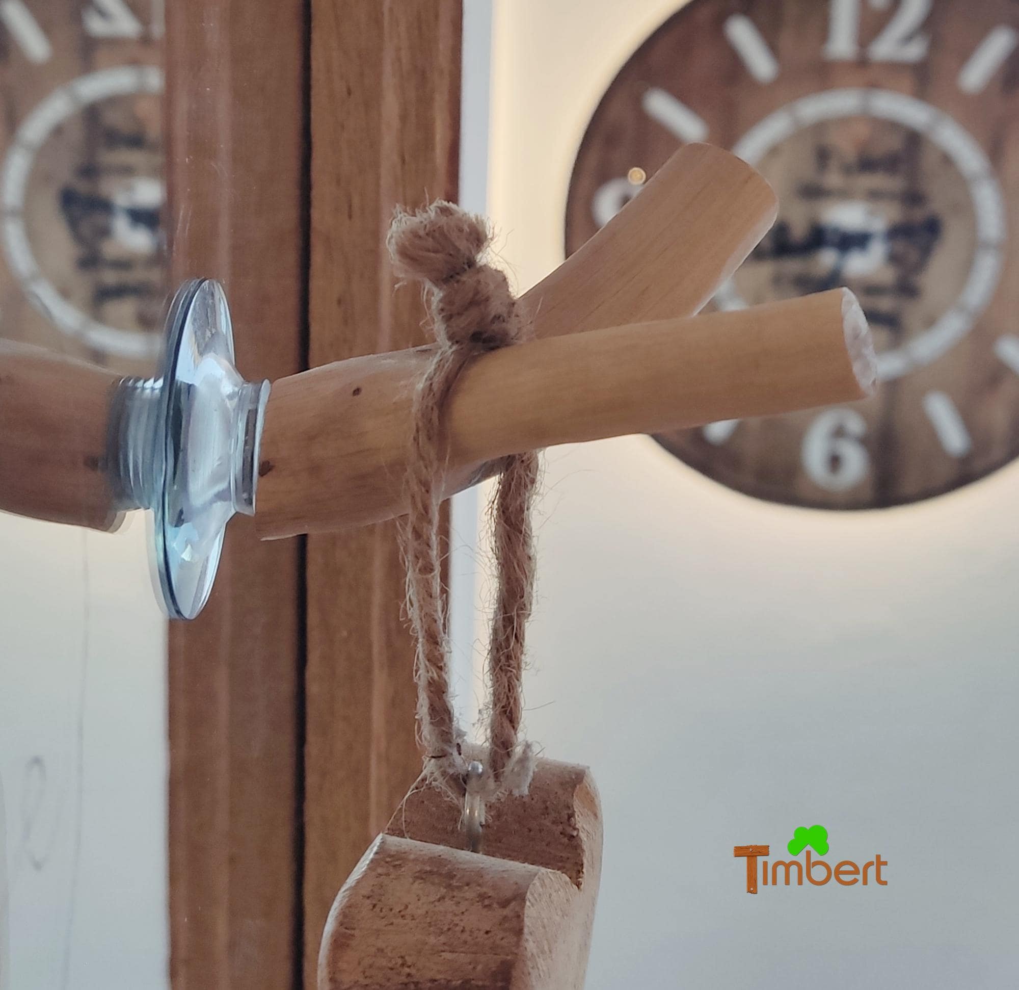 Y-shaped NATURAL HOOKS with SUCTION CUP Suction hooks made of BRANCH WOOD Wild wood Wall hooks Without drilling for window glass bathroom kitchen Natural wood hook branch