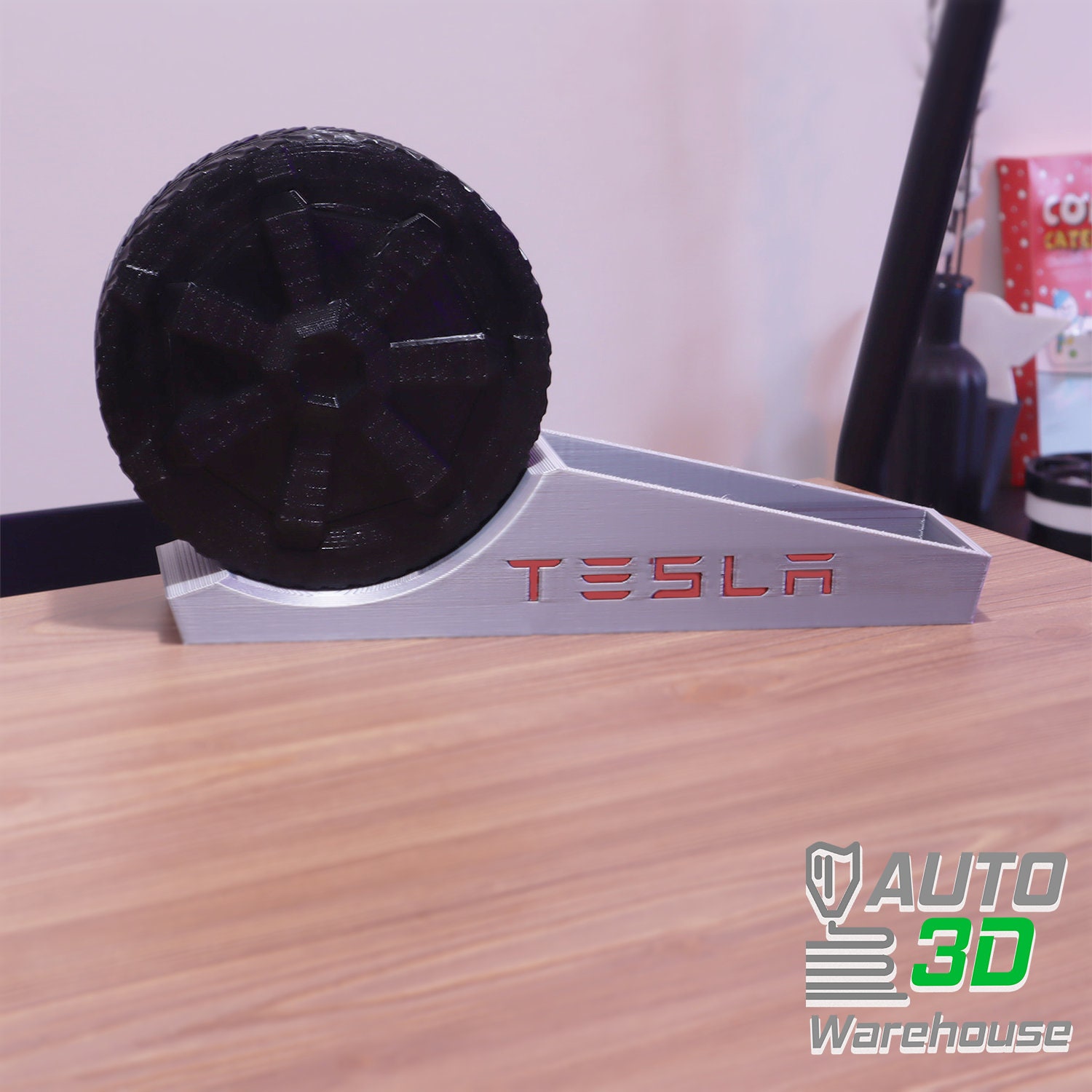 Tesla Cybertruck Wheel Desk Model, Desk Organiser, Desk Storage and