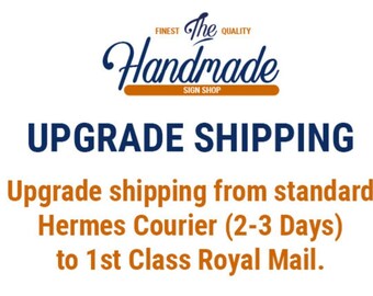 Upgrade Delivery To Express - 1st Class Royal Mail guaranteed delivery next day Monday to Thursday.