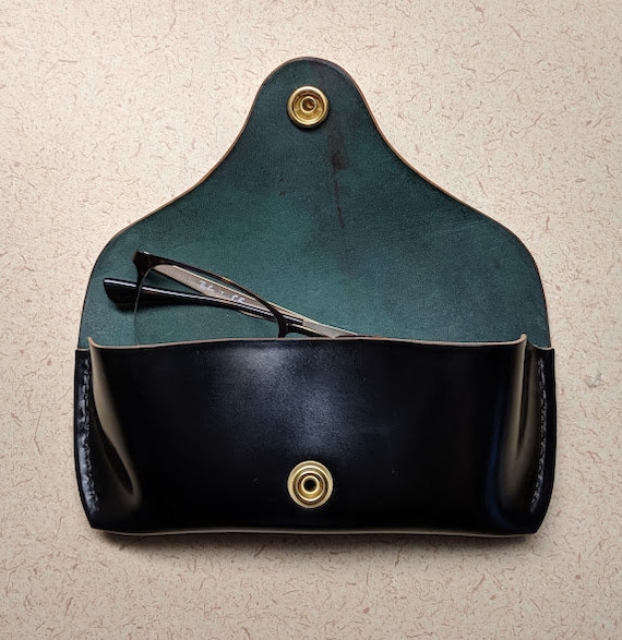 Leather Glasses Case - Etsy
