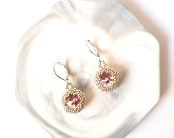 Swarovski Alexandrite Crystal Earrings: June Birthstone Earrings