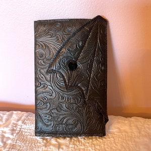 Embossed Batwing Wallet, Coffin Wallet