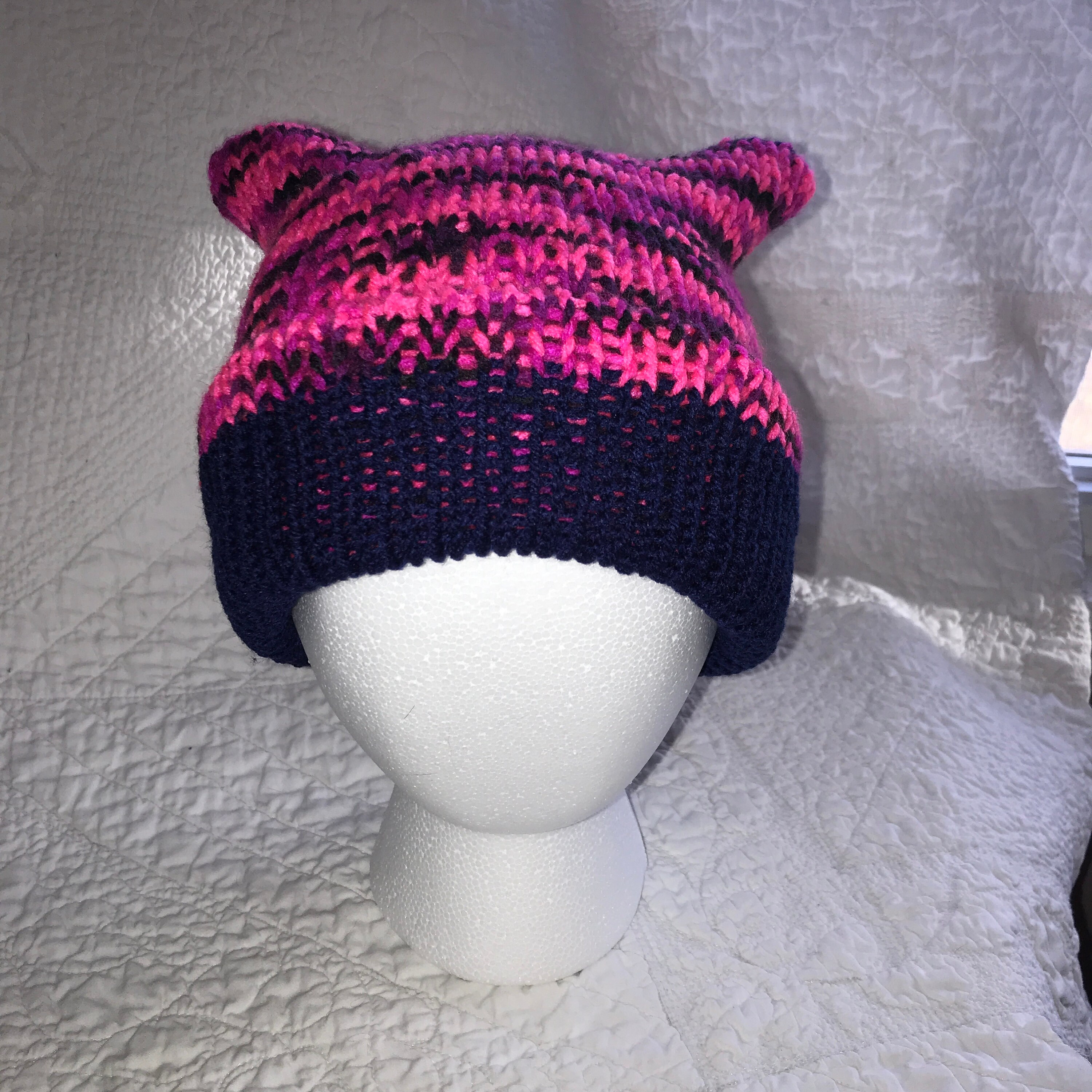 Buy Cat Ears Hat Tik Tok Beanie Tiktok Beanie Panther Pink Online in
