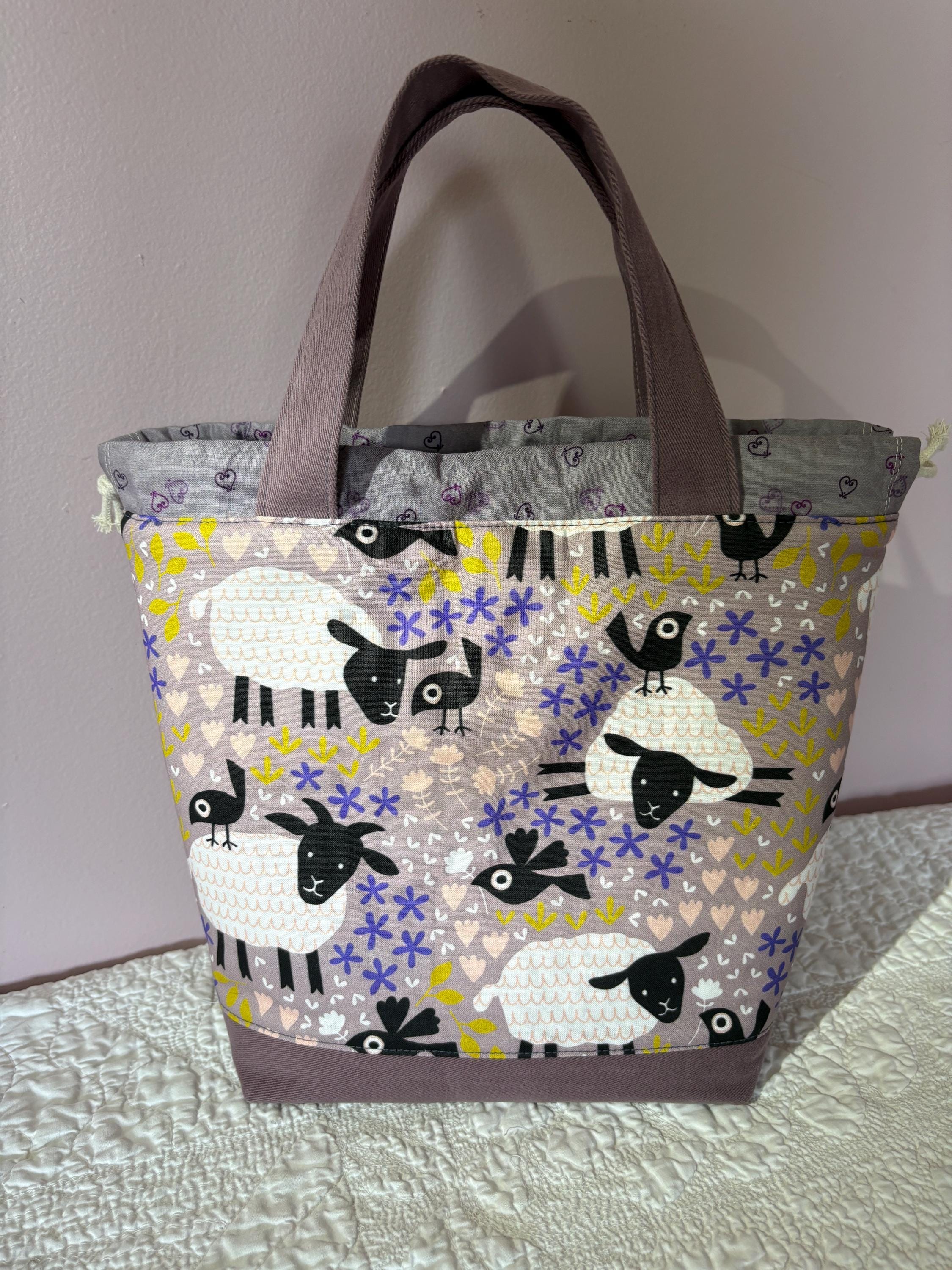 Sheep Knitting Bag - Etsy