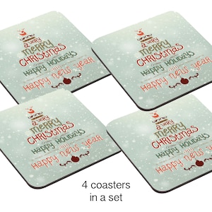 Custom Photo Coasters (4 pack) - Turn your photos into coasters for any occasion