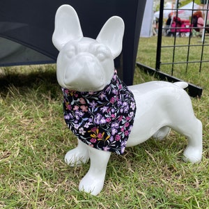 Mini hondenbandana met bloemen