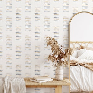 Removable Wallpaper Scandinavian Wallpaper Temporary Wallpaper Vintage Wallpaper Peel and Stick Wallpaper Wall Paper - B993