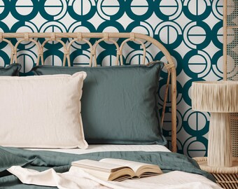 Removable Wallpaper Scandinavian Wallpaper Minimalist Green Wallpaper Peel and Stick Wallpaper Wall Paper - A795