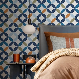 Removable Wallpaper Scandinavian Colorful Wallpaper Peel and Stick Wallpaper Wall Paper - B085