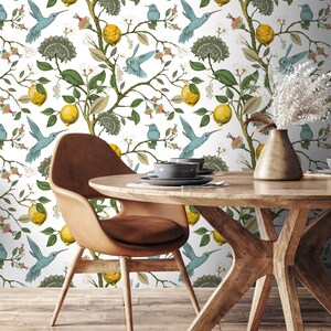 Removable Wallpaper Scandinavian Wallpaper Temporary Wallpaper Vintage Wallpaper Peel and Stick Wallpaper Wall Paper A630 image 3