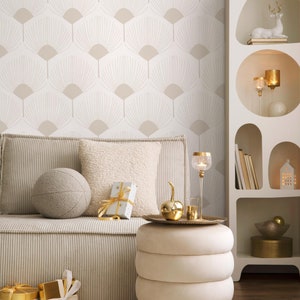 Papel de parede removível, papel de parede escandinavo, papel de parede temporário, papel de parede minimalista, papel de parede removível e adesivo, papel de parede, boho - C217