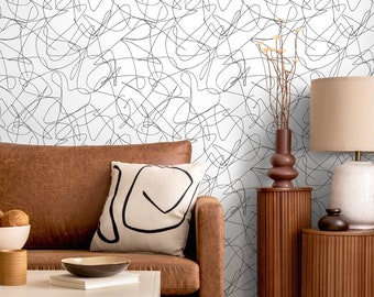 Removable Wallpaper Scandinavian Wallpaper Temporary Wallpaper Vintage Wallpaper Peel and Stick Wallpaper Wall Paper - A642