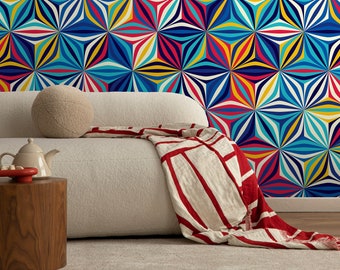 Removable Wallpaper Scandinavian Wallpaper Temporary Wallpaper Eclectic Wallpaper Peel and Stick Wallpaper Wall Paper - A865