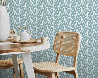 Removable Wallpaper, Scandinavian Wallpaper, Minimalistic Wallpaper, Peel and Stick Wallpaper, WallPaper, Art Deco - A928