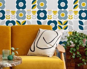 Removable Wallpaper Scandinavian Wallpaper Temporary Wallpaper Vintage Wallpaper Peel and Stick Wallpaper Wall Paper - A685