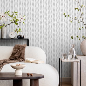 Removable Wallpaper Scandinavian Wallpaper Plants Wallpaper Peel and Stick Wallpaper Wall Paper - A700