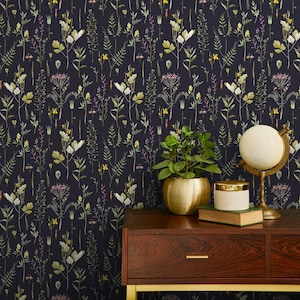 Removable Wallpaper Scandinavian Wallpaper Temporary Wallpaper Vintage Wallpaper Peel and Stick Wallpaper Wall Paper - A686