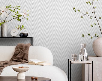 Abnehmbare Tapete, Skandinavische Tapete, temporäre Tapete, Minimalistische Tapete, Abziehen und aufkleben, Tapeten, Boho - A332