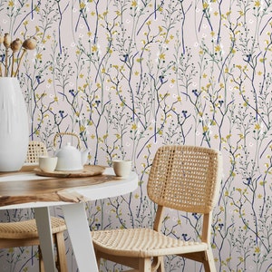 Removable Wallpaper Scandinavian Wallpaper Temporary Wallpaper Minimalistic Wallpaper Peel and Stick Wallpaper Wall Paper - A597