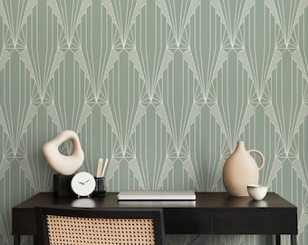 Dostear Peel And Stick Wallpaper Border Self-Adhesive Wall Border Sticker Home Ceiling Decorative Border For Bathroom Living Room Kitchen Green Bar