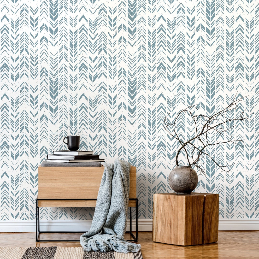 Removable Wallpaper, Scandinavian Wallpaper, Temporary Wallpaper ...