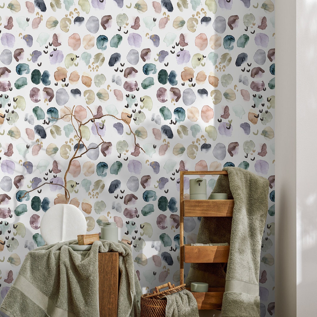 Removable Wallpaper, Scandinavian Wallpaper, Temporary Wallpaper ...