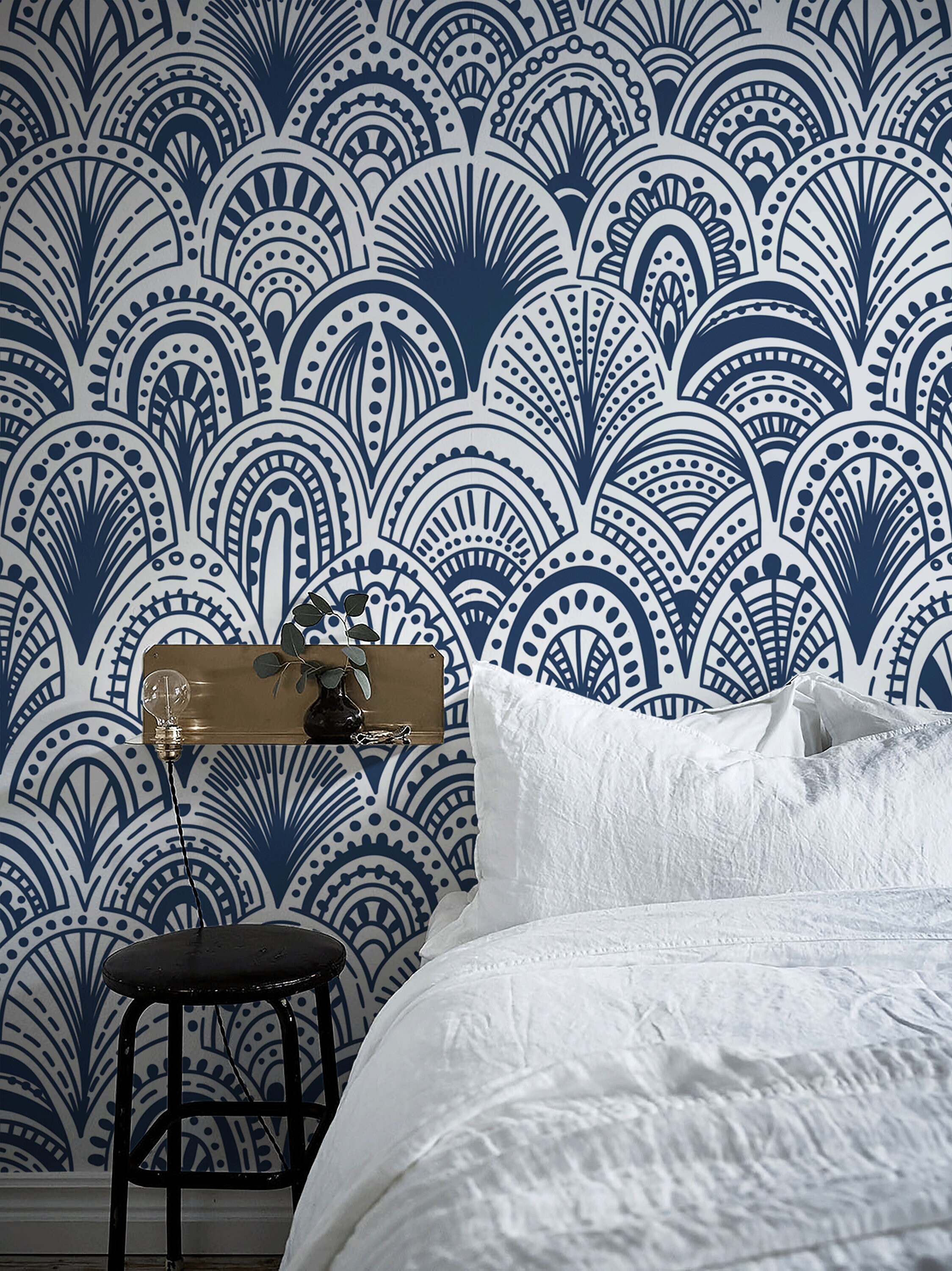 Removable Wallpaper Scandinavian Wallpaper Temporary Wallpaper Etsy UK