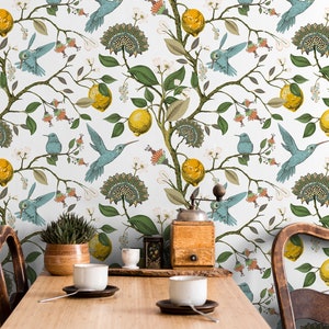 Removable Wallpaper Scandinavian Wallpaper Temporary Wallpaper Vintage Wallpaper Peel and Stick Wallpaper Wall Paper A630 image 5