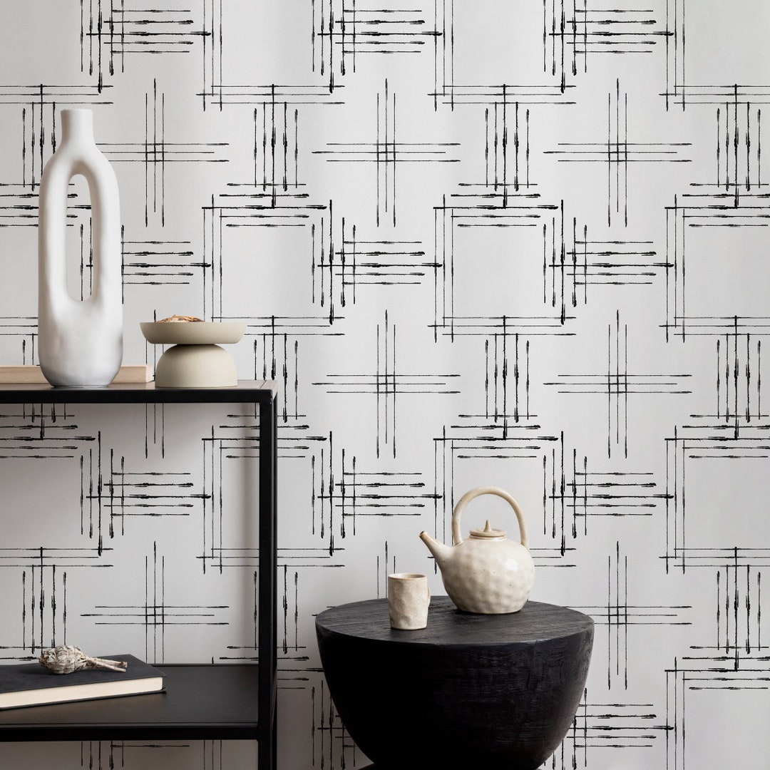 Removable Wallpaper Scandinavian Wallpaper Temporary Wallpaper ...