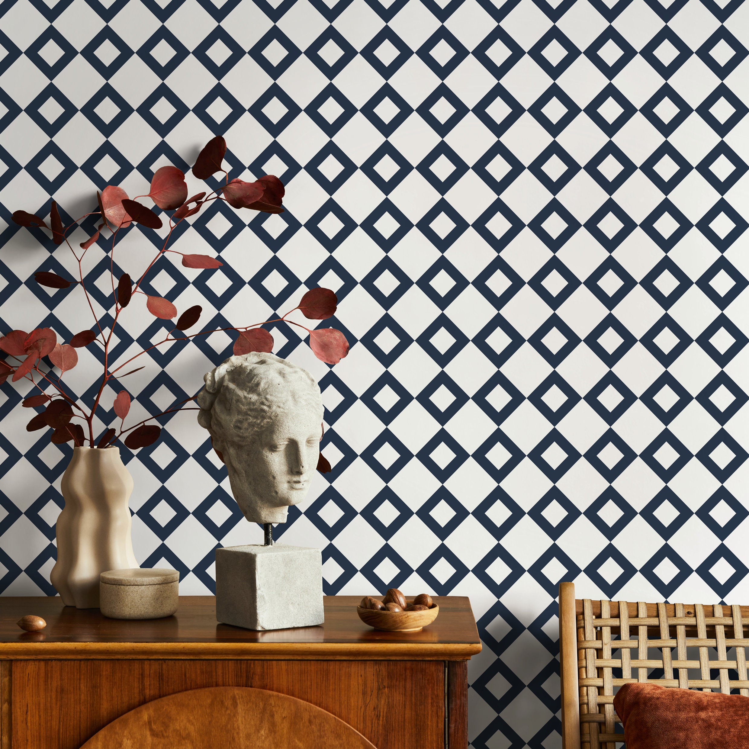 Removable Wallpaper Scandinavian Wallpaper Temporary Wallpaper ...