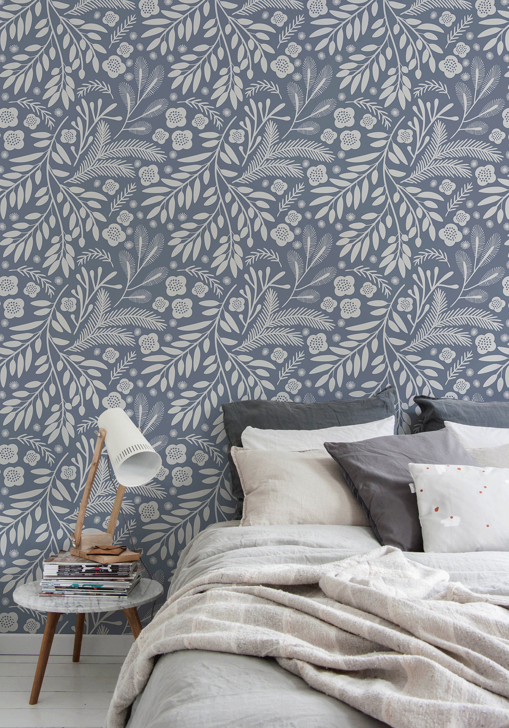 Removable Wallpaper Scandinavian Wallpaper Temporary Etsy UK